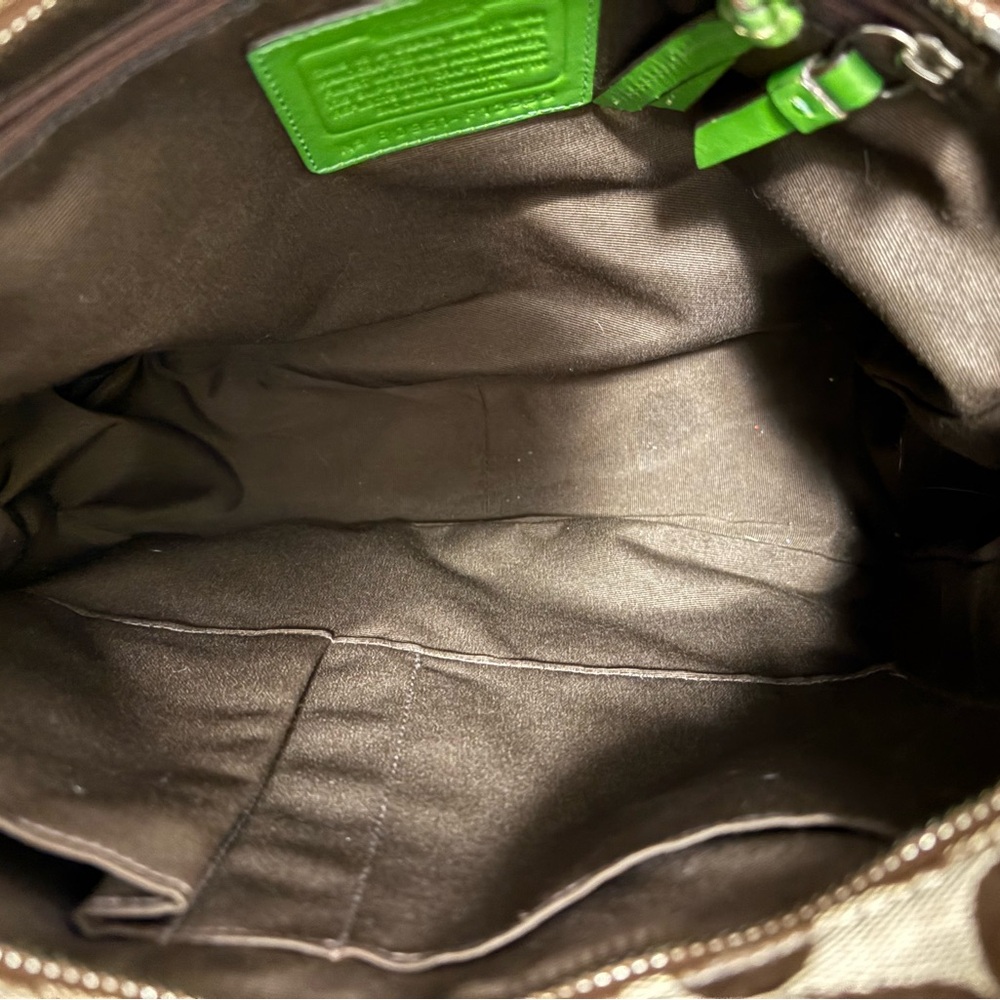 Coach Hampton Nancy Signature Shoulder Bag - Picture 7 of 12